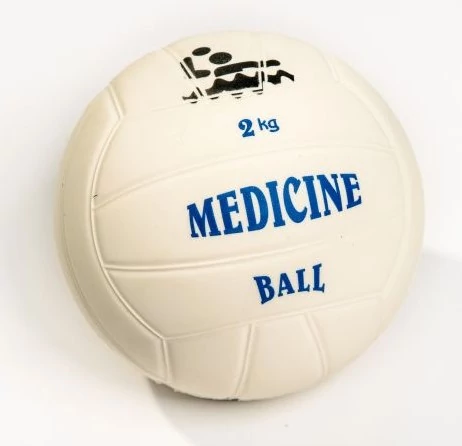 Medicinska žoga iz PVC, plavajoča v vodi, 2 kg PLASTO