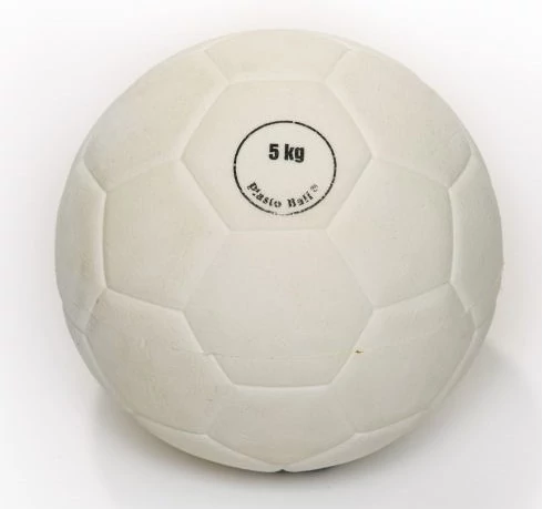 Žoga za metanje uteži, telovadnica - 5 kg PLASTO