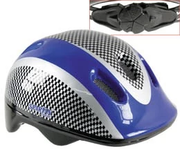 Zaščitna čelada velikosti S SPARTAN EASY BIKER BLUE