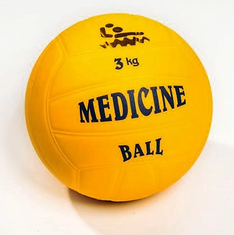 Medicinska žoga iz PVC, plavajoča v vodi, 3 kg PLASTO